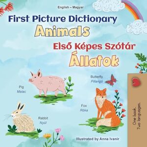 Books, Kidkiddos First Picture Dictionary Animals (English Hungarian Bilingual Children's Book) (English Hungarian Bilingual Collection) Books, Kidkiddos First Picture Dictionary Animals (English Hungarian Bilingual Children's Book) (English Hungarian Bilingual Collection)
