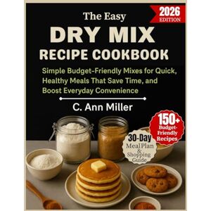 Miller, C. Ann The Easy Dry Mix Recipe Cookbook: The Ultimate Pantry Prep Guide, with Simple Budget-Friendly Mixes for Quick, Healthy Meals That Save Time, and Boost Everyday Convenience Miller, C. Ann The Easy Dry Mix Recipe Cookbook: The Ultimate Pantry Prep Guide, with Simple Budget-Friendly Mixes for Quick, Healthy Meals That Save Time, and Boost Everyday Convenience