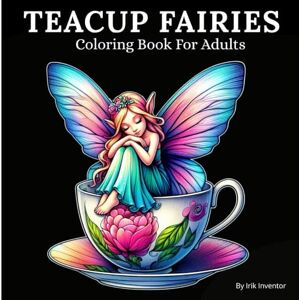 Inventor, Irik Teacup Fairies Coloring Book For Adults: A Fantasy Coloring Book with 50 Whimsical Teacup Fairy Designs Inventor, Irik Teacup Fairies Coloring Book For Adults: A Fantasy Coloring Book with 50 Whimsical Teacup Fairy Designs