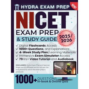 Ridge, Spencer NICET Exam Prep and Study Guide 2025-2026: 79hrs+ E-learning Tools, 1000+ Practice Questions, and In-depth Answers to Pass the National Institute for Certification in Engineering Technologies Exam Ridge, Spencer NICET Exam Prep and Study Guide 2025-2026: 79hrs+ E-learning Tools, 1000+ Practice Questions, and In-depth Answers to Pass the National Institute for Certification in Engineering Technologies Exam
