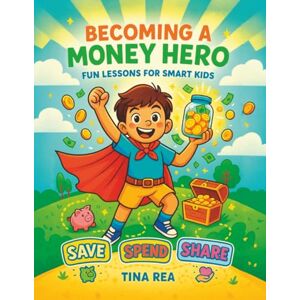 Rea, Tina Becoming a Money Hero Fun Lessons for Smart Kids: The Ultimate Money Book for Kids to Learn Saving, Spending, and Entrepreneurship Rea, Tina Becoming a Money Hero Fun Lessons for Smart Kids: The Ultimate Money Book for Kids to Learn Saving, Spending, and Entrepreneurship