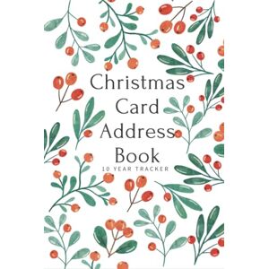 SAYA, SAM Christmas Card Address Book to Track List of Greeting Cards and Gifts You Sent and Received 10 Year Record and Organizer Book with A-Z Tabs and ... Christmas Greeting Record/Register Book SAYA, SAM Christmas Card Address Book to Track List of Greeting Cards and Gifts You Sent and Received 10 Year Record and Organizer Book with A-Z Tabs and ... Christmas Greeting Record/Register Book