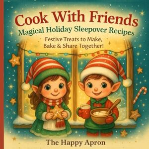 Apron, The Happy Cook With Friends: Magical Holiday Sleepover Recipes Festive Treats to Make, Bake & Share Together! Apron, The Happy Cook With Friends: Magical Holiday Sleepover Recipes Festive Treats to Make, Bake & Share Together!