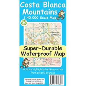 David Brawn Costa Blanca Mountains Tour & Trail Super Durable Map (2nd ed) David Brawn Costa Blanca Mountains Tour & Trail Super Durable Map (2nd ed)