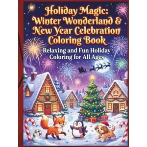 Lavangare, Sanjay Holiday Magic: Winter Wonderland & New Year Celebration Coloring Book: Festive Christmas Scenes, Cozy Villages & Sparkling Fireworks — Relaxing Holiday Coloring for All Ages Lavangare, Sanjay Holiday Magic: Winter Wonderland & New Year Celebration Coloring Book: Festive Christmas Scenes, Cozy Villages & Sparkling Fireworks — Relaxing Holiday Coloring for All Ages