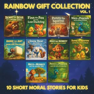 Artworks, Rainbow Rainbow Gift Collection Vol.1: 10 Short Moral Stories for Kids (Gift Books Collection For Kids) Artworks, Rainbow Rainbow Gift Collection Vol.1: 10 Short Moral Stories for Kids (Gift Books Collection For Kids)