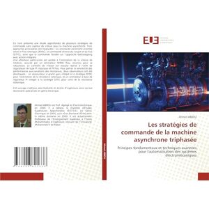 Ahmed Les stratégies de commande de la machine asynchrone triphasée: Principes fondamentaux et techniques avancées pour l'automatisation des systèmes électromécaniques Ahmed Les stratégies de commande de la machine asynchrone triphasée: Principes fondamentaux et techniques avancées pour l'automatisation des systèmes électromécaniques