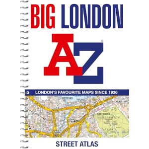 A-Z Maps Big London A-Z Street Atlas: Detailed and accurate iconic street map of London A-Z Maps Big London A-Z Street Atlas: Detailed and accurate iconic street map of London