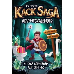 Bunde, Lars Der epische Kack-Saga Adventskalender: 24 Tage Abenteuer auf dem Klo Du entscheidest, was passiert Bunde, Lars Der epische Kack-Saga Adventskalender: 24 Tage Abenteuer auf dem Klo Du entscheidest, was passiert
