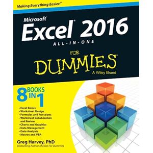 Harvey, Greg Excel 2016 All-in-One For Dummies Harvey, Greg Excel 2016 All-in-One For Dummies