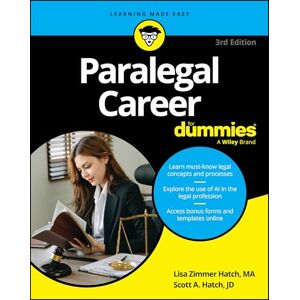 Hatch, Lisa Zimmer Paralegal Career For Dummies (For Dummies (Career/Education)) Hatch, Lisa Zimmer Paralegal Career For Dummies (For Dummies (Career/Education))