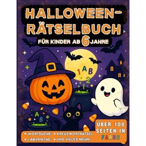 Books, Rulu Halloween Rätselbuch für Kinder ab 6 Jahren: Über 100 Seiten in Farbe voller Rätsel, Labyrinthe, Malbücher und mehr.: Halloween Activity Books for ... with puzzles, mazes, painting, Sudoku & more. Books, Rulu Halloween Rätselbuch für Kinder ab 6 Jahren: Über 100 Seiten in Farbe voller Rätsel, Labyrinthe, Malbücher und mehr.: Halloween Activity Books for ... with puzzles, mazes, painting, Sudoku & more.