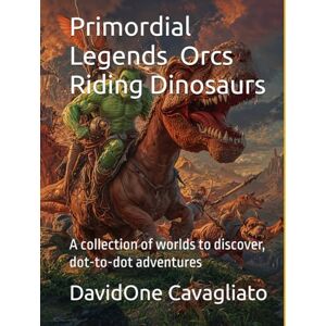 Cavagliato, DavidOne Primordial Legends — Orcs Riding Dinosaurs: A collection of worlds to explore, dot-to-dot adventures (Collana Leggende Primordiali) Cavagliato, DavidOne Primordial Legends — Orcs Riding Dinosaurs: A collection of worlds to explore, dot-to-dot adventures (Collana Leggende Primordiali)