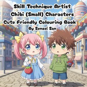San, Sensei Skill Technique Artist Chibi (Small) Characters: Cute, Friendly Colouring Book, 8.5 x 8.5 inches San, Sensei Skill Technique Artist Chibi (Small) Characters: Cute, Friendly Colouring Book, 8.5 x 8.5 inches