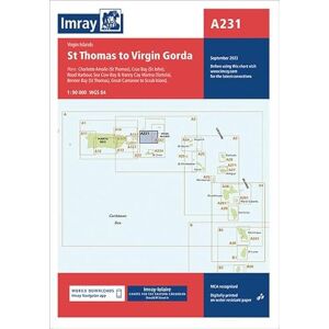 Imray Chart A231: St Thomas to Virgin Gorda (A Charts) Imray Chart A231: St Thomas to Virgin Gorda (A Charts)
