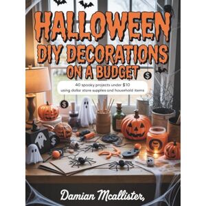 McAllister, Damian Halloween DIY Decorations on a Budget: 40 Spooky Projects Under $10 Using Dollar Store Supplies and Household Items McAllister, Damian Halloween DIY Decorations on a Budget: 40 Spooky Projects Under $10 Using Dollar Store Supplies and Household Items