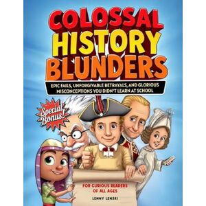 Lenski, Lenny Colossal History Blunders: Epic Fails, Unforgivable Betrayals, and Glorious Misconceptions You Didn’t Learn at School (with trivia quiz and bonus inside!) (History's Lost & Found) Lenski, Lenny Colossal History Blunders: Epic Fails, Unforgivable Betrayals, and Glorious Misconceptions You Didn’t Learn at School (with trivia quiz and bonus inside!) (History's Lost & Found)
