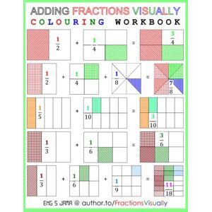 Jama, Eng S Adding Fractions Visually: Colouring Workbook Jama, Eng S Adding Fractions Visually: Colouring Workbook