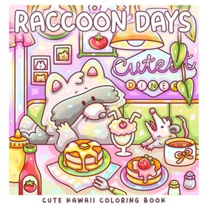 Kitsch, Miss Raccoon Days: A Cute Kawaii Coloring Book with Funny Trash Panda and Opossum Adventures (Sweet & Kitsch) Kitsch, Miss Raccoon Days: A Cute Kawaii Coloring Book with Funny Trash Panda and Opossum Adventures (Sweet & Kitsch)