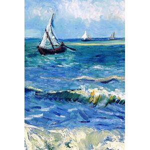Loverz, Arty Vincent Van Gogh Seascape near Les Saintes Maries de la Mer Notebook: Van Gogh Blank Lined Journal Loverz, Arty Vincent Van Gogh Seascape near Les Saintes Maries de la Mer Notebook: Van Gogh Blank Lined Journal