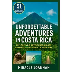 JOANNAH, MIRACLE 51 Unforgettable Adventures in Costa Rica: Your Ultimate Guide to Wild Experiences, Hidden Wonders & the Spirit of Pura Vida JOANNAH, MIRACLE 51 Unforgettable Adventures in Costa Rica: Your Ultimate Guide to Wild Experiences, Hidden Wonders & the Spirit of Pura Vida