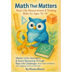Bloom, Rhada Math That Matters Real-Life Measurement & Thinking Skills for Ages 10–14: Master Units, Geometry & Smart Reasoning Through Real-Life Challenges (Boost ... That Matters: Real-Life Learning Series) Bloom, Rhada Math That Matters Real-Life Measurement & Thinking Skills for Ages 10–14: Master Units, Geometry & Smart Reasoning Through Real-Life Challenges (Boost ... That Matters: Real-Life Learning Series)