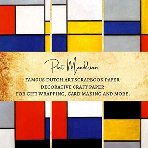 Kordlong, Natalie K. Piet Mondrian Famous Dutch Art Scrapbook Paper Decorative Craft Paper for Gift Wrapping, Card Making and More: Premium Sheets for Scrapbooking ... Gift for Women (Abstract Art Scrapbook Paper) Kordlong, Natalie K. Piet Mondrian Famous Dutch Art Scrapbook Paper Decorative Craft Paper for Gift Wrapping, Card Making and More: Premium Sheets for Scrapbooking ... Gift for Women (Abstract Art Scrapbook Paper)