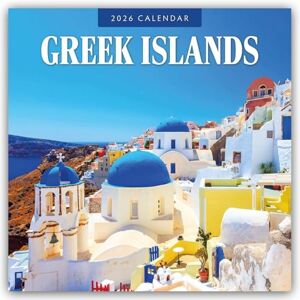Red Robin Greek Islands 2026 Square Wall Calendar Red Robin Greek Islands 2026 Square Wall Calendar