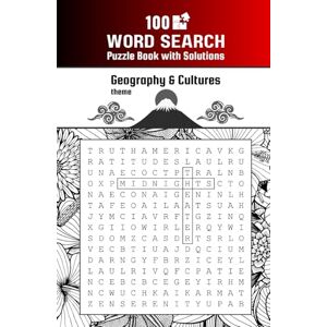 PuzzleHouse, M. T. Word Search for Teens, Adults & Seniors (With Solutions): A Pocket-Sized Puzzle Book Themed on Geography & Cultures PuzzleHouse, M. T. Word Search for Teens, Adults & Seniors (With Solutions): A Pocket-Sized Puzzle Book Themed on Geography & Cultures