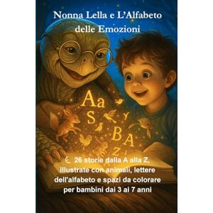 Spataru, Daniela Nonna Lella e L'Alfabeto delle Emozioni: 26 favole magiche dalla A alla Z per la buonanotte. Storie di 5 minuti da leggere, sognare e colorare per bambini dai 3 ai 7 anni Spataru, Daniela Nonna Lella e L'Alfabeto delle Emozioni: 26 favole magiche dalla A alla Z per la buonanotte. Storie di 5 minuti da leggere, sognare e colorare per bambini dai 3 ai 7 anni