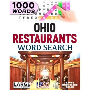 STATES OF AMERICA WORD SEARCH BOOKS Ohio Restaurants Word Search: Large Print STATES OF AMERICA WORD SEARCH BOOKS Ohio Restaurants Word Search: Large Print