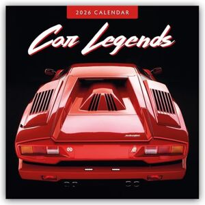Red Robin Car Legends 2026 Square Wall Calendar Red Robin Car Legends 2026 Square Wall Calendar