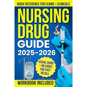 Avery Nursing Drug Guide: Master 700+ essential meds with red flag alerts and IV tips—pass exams, stay sharp in clinicals, and never forget drug names or side effects under pressure. Avery Nursing Drug Guide: Master 700+ essential meds with red flag alerts and IV tips—pass exams, stay sharp in clinicals, and never forget drug names or side effects under pressure.