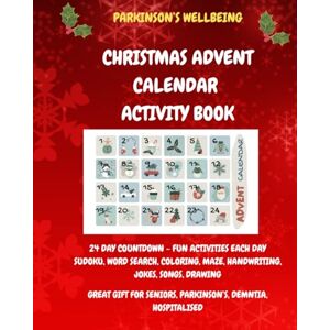 HOLT-ROGERS, MARK Christmas Advent Activity Book for Adults: Seniors, Parkinson's, Dementia, Hospitalisaton HOLT-ROGERS, MARK Christmas Advent Activity Book for Adults: Seniors, Parkinson's, Dementia, Hospitalisaton