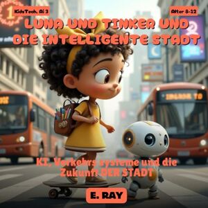RAY, E. KI FÜR KINDER LUNA UND TINKER UND DIE INTELLIGENTE STADT: KI, Verkehrs systeme und die Zukunft DER STADT RAY, E. KI FÜR KINDER LUNA UND TINKER UND DIE INTELLIGENTE STADT: KI, Verkehrs systeme und die Zukunft DER STADT