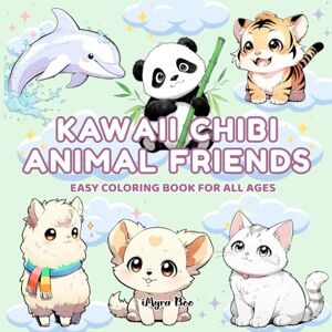 b0o, iMyra Kawaii Chibi Animal Friends Coloring Book for Kids and Adults: 50 Super Cute and Easy Pages for Relaxation and Fun b0o, iMyra Kawaii Chibi Animal Friends Coloring Book for Kids and Adults: 50 Super Cute and Easy Pages for Relaxation and Fun