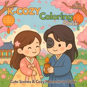 Sweet Dreams, Edition K-COZY Coloring Book. Cute Scenes & Cozy Moments to Color, COZY Collection: Cute Korea: Easy & Stress-Free Cozy Coloring for Adults and Teens Sweet Dreams, Edition K-COZY Coloring Book. Cute Scenes & Cozy Moments to Color, COZY Collection: Cute Korea: Easy & Stress-Free Cozy Coloring for Adults and Teens