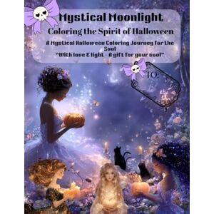 DeLosSantos Rodriquez, Sylvia Aubrey Love Mystical Moonlight: Coloring the Spirit of Halloween,A Mystical Halloween Coloring Journey for the Soul: “With love & light – A gift for your soul” GIFTABLE BOW ADDED FOR EASE DeLosSantos Rodriquez, Sylvia Aubrey Love Mystical Moonlight: Coloring the Spirit of Halloween,A Mystical Halloween Coloring Journey for the Soul: “With love & light – A gift for your soul” GIFTABLE BOW ADDED FOR EASE