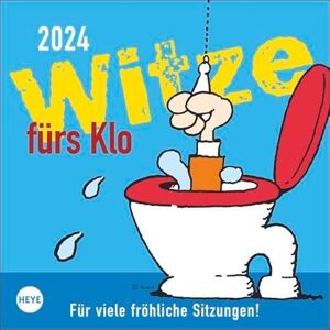 Heye in Athesia Kalenderverlag GmbH Witze fürs Klo Kalender 2024. Humorvoller Wandkalender mit 53 Seiten voller Witze und Sprüche für die Toilette. Lustiger Kalender 2024 zum Aufhängen und Aufstellen. 18 x 18 cm. Quadratisch. Heye in Athesia Kalenderverlag GmbH Witze fürs Klo Kalender 2024. Humorvoller Wandkalender mit 53 Seiten voller Witze und Sprüche für die Toilette. Lustiger Kalender 2024 zum Aufhängen und Aufstellen. 18 x 18 cm. Quadratisch.