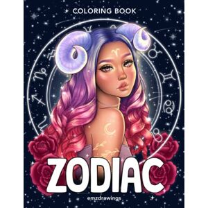Ziomek, Emilia Zodiac: Coloring Book For Adults and Teens Featuring Unique Astrological Signs Illustrations with Detailed Designs for Relaxation and Stress Relief (emzdrawings coloring books) Ziomek, Emilia Zodiac: Coloring Book For Adults and Teens Featuring Unique Astrological Signs Illustrations with Detailed Designs for Relaxation and Stress Relief (emzdrawings coloring books)