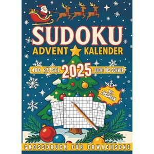 by Kattos, Puzzle Wizard SUDOKU Adventkalender 480 Rätsel Leicht bis Schwer Grossdruck für alle Altersklassen inkl. Lösungen by Kattos, Puzzle Wizard SUDOKU Adventkalender 480 Rätsel Leicht bis Schwer Grossdruck für alle Altersklassen inkl. Lösungen