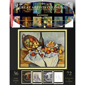 Art-Lines Cezanne Coloring Book: Cezanne Complete Art Coloring Book #1 Color The Greatest Compositions In History Art-Lines Cezanne Coloring Book: Cezanne Complete Art Coloring Book #1 Color The Greatest Compositions In History