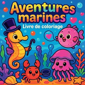 Martin, Chris Aventures marines Livre de coloriage Martin, Chris Aventures marines Livre de coloriage