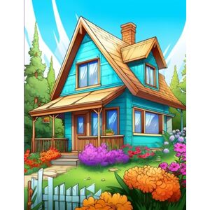 Santos, Nano Happy Nature – 500 pages talking about gardens houses and flowers coloring book for kids and adults.: Explore cozy homes surrounded by floral wonder. Santos, Nano Happy Nature – 500 pages talking about gardens houses and flowers coloring book for kids and adults.: Explore cozy homes surrounded by floral wonder.