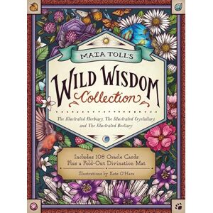 Toll, Maia Maia Toll's Wild Wisdom Collection: The Illustrated Herbiary, The Illustrated Crystallary, and The Illustrated Bestiary; A Three-Book Set; Includes 108 Oracle Cards plus a Fold-Out Divination Mat Toll, Maia Maia Toll's Wild Wisdom Collection: The Illustrated Herbiary, The Illustrated Crystallary, and The Illustrated Bestiary; A Three-Book Set; Includes 108 Oracle Cards plus a Fold-Out Divination Mat