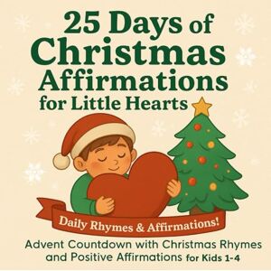 Cot, Carol 25 Days of Christmas Affirmations for Little Hearts: Advent Countdown with Christmas Rhymes and Positive Affirmations for Kids Ages 1–4 (Holiday Magic Coloring & Affirmation Series) Cot, Carol 25 Days of Christmas Affirmations for Little Hearts: Advent Countdown with Christmas Rhymes and Positive Affirmations for Kids Ages 1–4 (Holiday Magic Coloring & Affirmation Series)
