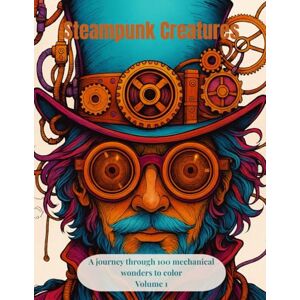 Lora, Emma Steampunk Creatures Volume 1: A journey through 100 mechanical wonders to color: Steampunk adult coloring book 100 mechanical creatures to color ... relief and creativity Single-sided print Lora, Emma Steampunk Creatures Volume 1: A journey through 100 mechanical wonders to color: Steampunk adult coloring book 100 mechanical creatures to color ... relief and creativity Single-sided print