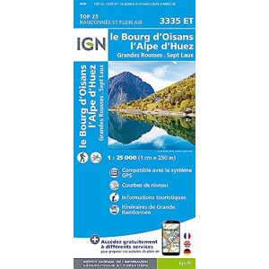 Le Bourg d'Oisans / L'Alpe d'Huez / Grandes Rousses (3335ET): 1:25000 (TOP 25) Le Bourg d'Oisans / L'Alpe d'Huez / Grandes Rousses (3335ET): 1:25000 (TOP 25)