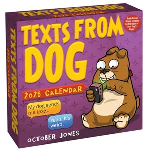 Jones, October Texts from Dog 2025 Day-to-Day Calendar Jones, October Texts from Dog 2025 Day-to-Day Calendar