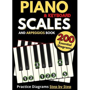 Publishing, Peter Music Piano & Keyboard Scales and Arpeggios Book, Practice Diagrams Step by Step: Fundamentals of Piano Practices, All the Major, Minor (Pentatonic, Blues and Modal Scales) Simple Music Theory Publishing, Peter Music Piano & Keyboard Scales and Arpeggios Book, Practice Diagrams Step by Step: Fundamentals of Piano Practices, All the Major, Minor (Pentatonic, Blues and Modal Scales) Simple Music Theory